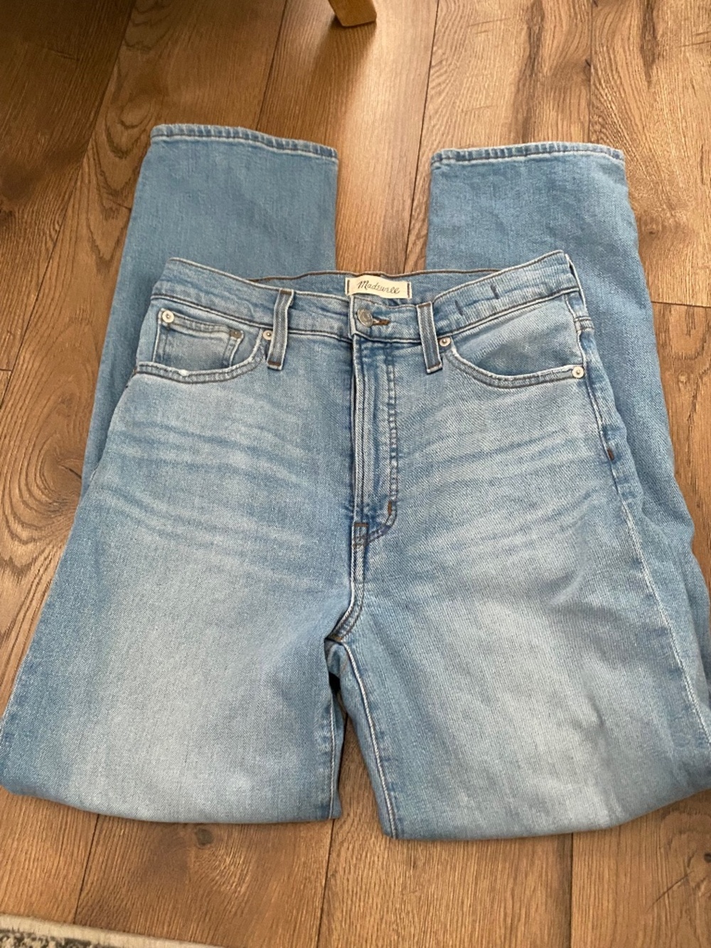 Madwell the perfect vintage straight jeans